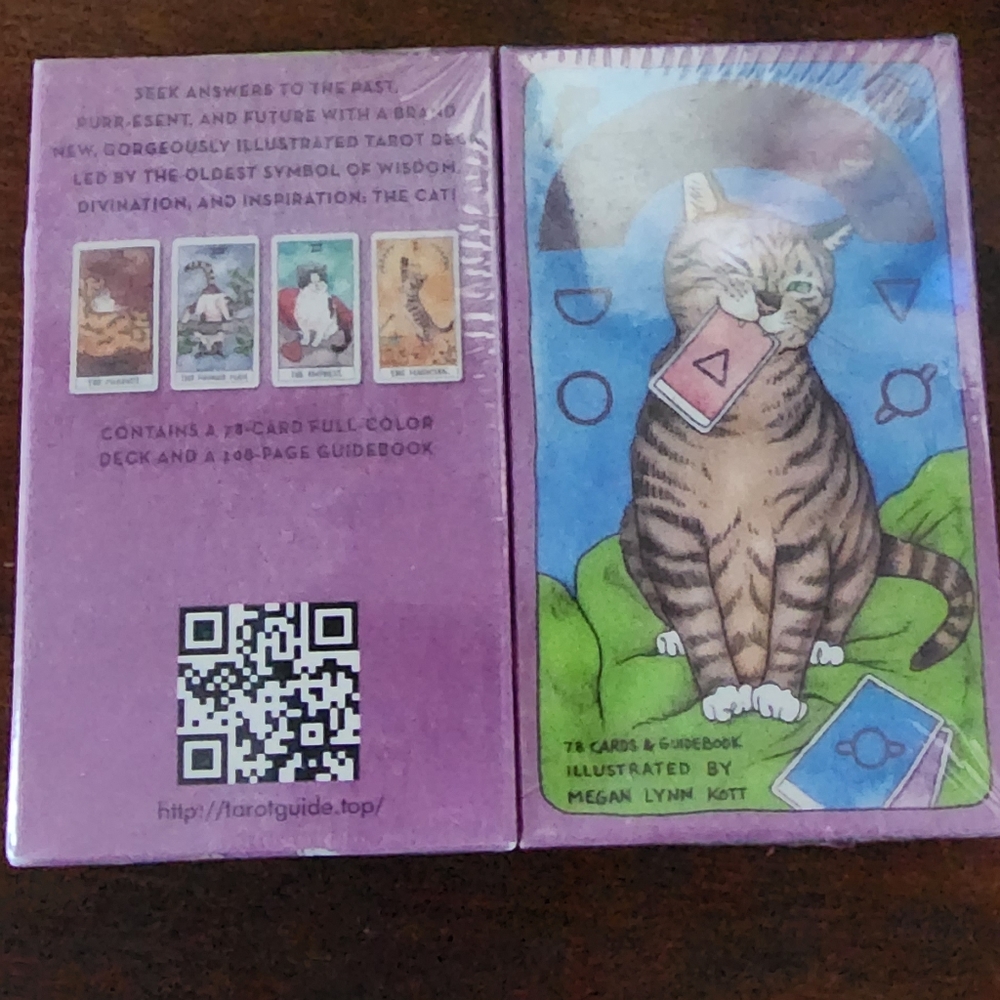 Cat tarot cards  deck game